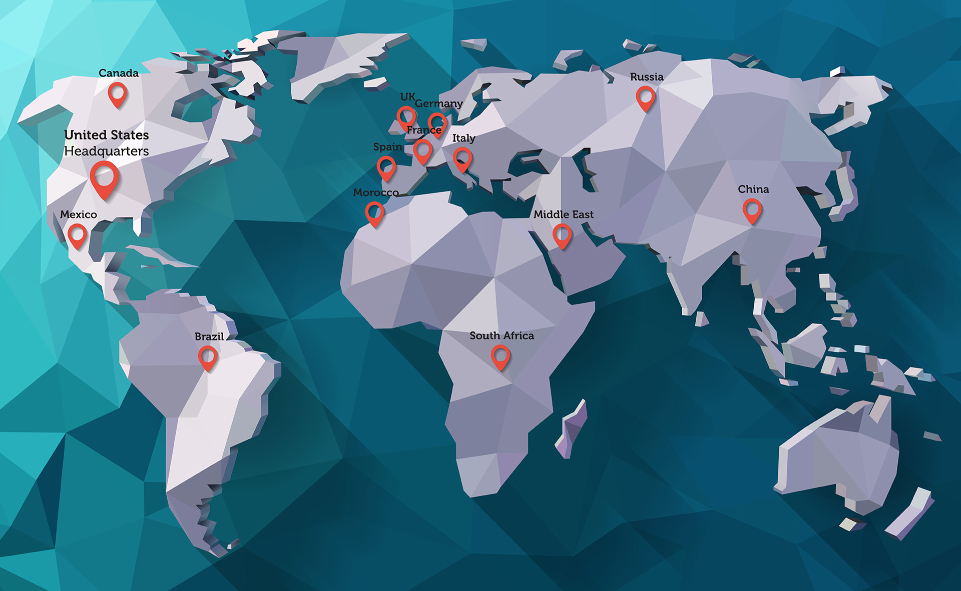 CSS/datatelligence Global Map Coverage